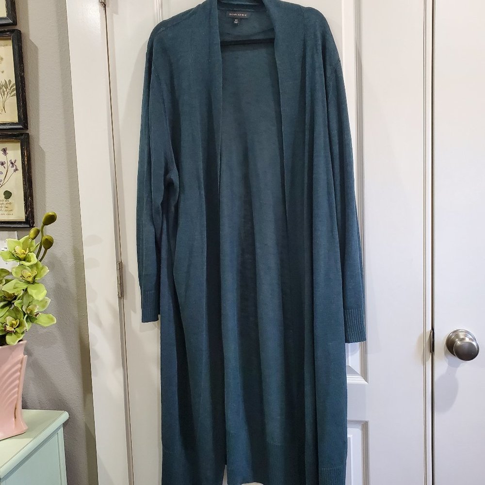Banana Republic Emerald Green Cardigan XXL